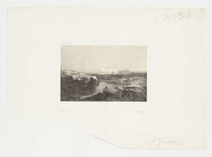 Felslandschaft, Blatt 50 der Folge "Werke"