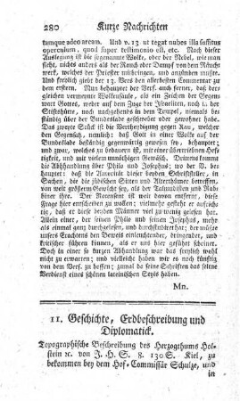 Topographische Beschreibung des Herzogthums Holstein.