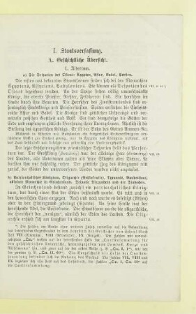 I. Staatsverfassung