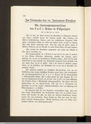 Im Verbande der 96. Infanterie-Division