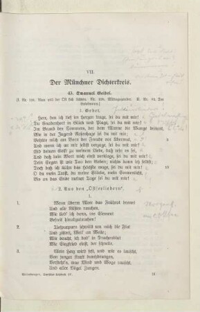 VII. Der Münchner Dichterkreis