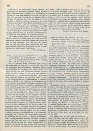 154-155 [Rezension] Petrich, Hermann, Paul Gerhardt