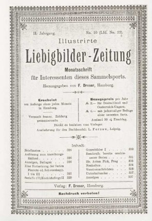 II. Jahrgang. No. 10 (Lfd. No. 22). (Hamburg, 1. October 1897.)