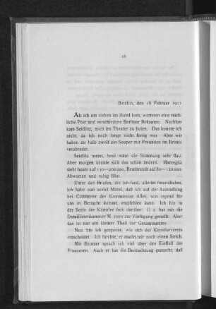 Berlin, den 18. Februar 1912
