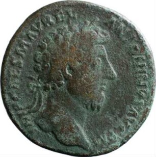 Münze, Sesterz, 162 - 163