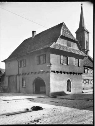 Blankenloch Hauptstraße 80 Altes Rathaus - Außenansicht