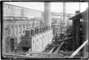 Bau Me 1 Wassergasanlage, Me 3, 4 Dampfkesselhaus