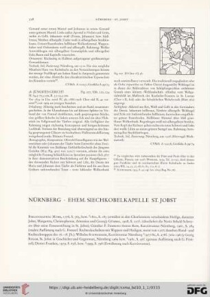 Nürnberg, Ehem. Siechkobelkapelle St. Jobst