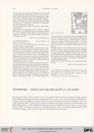 Nürnberg, Ehem. Siechkobelkapelle St. Jobst