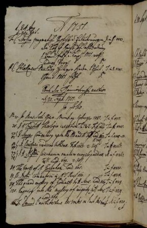Aus der Hannöverischen auction d 20. Sept. 1751. - Aus hiesiger Buchhand. - Ferner sind auf gnädigsten Befehl beygeleget.