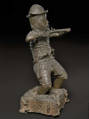 Portugiese mit Gewehr
