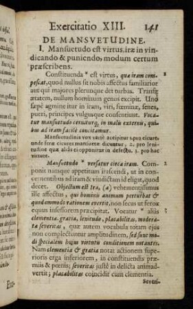 141-150, XIII. De mansuetudine