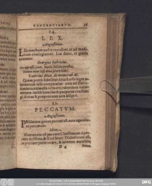 25. Peccatum.