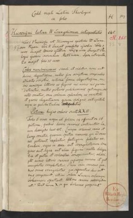 Mss. theol. lat. in folio (1-381)