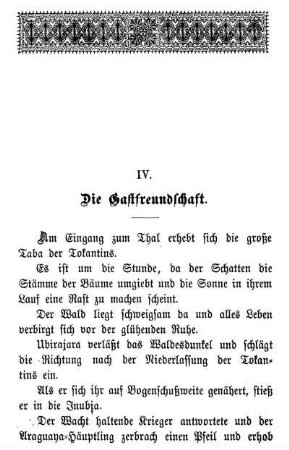 IV. Die Gastfreundschaft