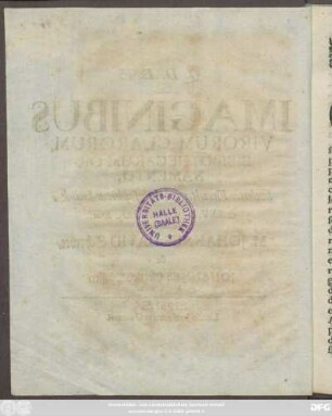 De Imaginibus Virorum Clarorum, Bibliothecarum Ornamento
