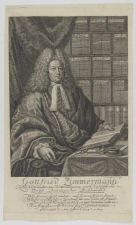 Bildnis des Gottfried Zimmermann