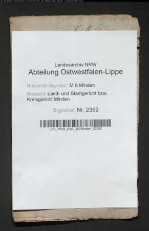 Sonstige: Wehmer, Marie Elisabeth , geb. Kleine: