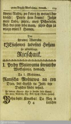 Ton sprawej Wutrobu kJesußowej lubosnej Hoszini ßo pschibliźazy Rieschnik