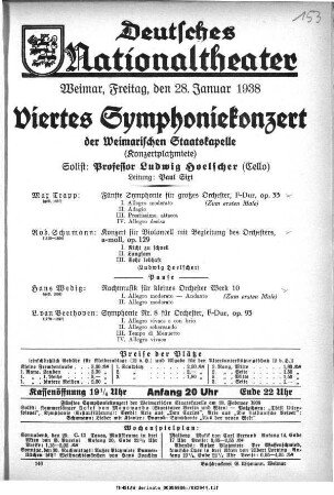 Viertes Symphoniekonzert