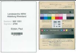 Entnazifizierung Paul Ten Eicken, geb. 27.04.1887 (Gastwirt)