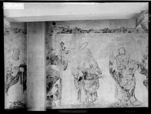Malterdingen Evangelische Kirche Obere Langhauswand Wandmalerei Apostelfries (um 1700)