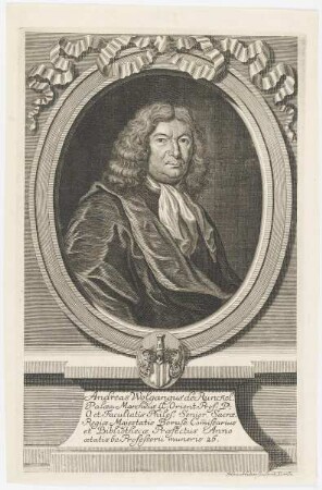 Bildnis des Andreas Wolgangus de Runckel