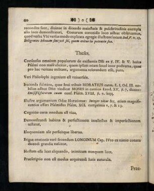 20-22, Theses; Praeses Respondentis suo ...