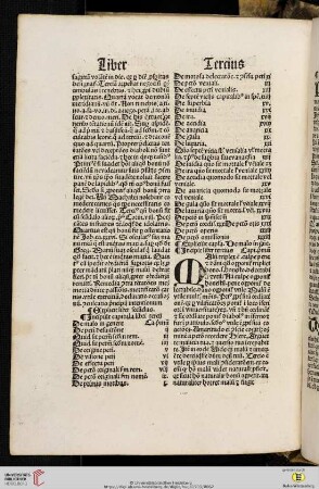 Liber Tercius