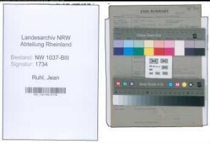 Entnazifizierung Jean Ruhl , geb. 00.00.0000 (Buchhalter)