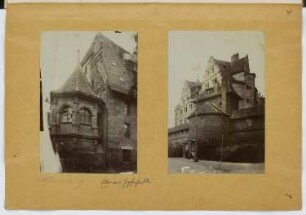 Hotel, Victoria, Nürnberg: Ansicht, Ansicht Erker (aus: Skizzen- und Fotoalbum 13)