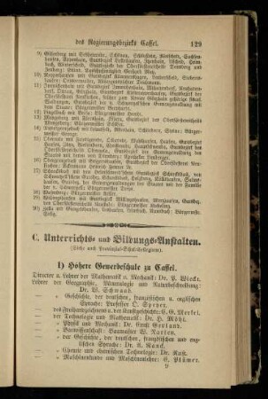 Unterrichts- und Bildungs-Anstalten