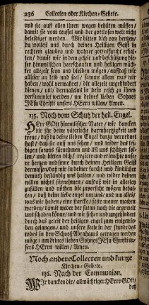 Noch andere Collecten und kurtze Kirchen-Gebete.