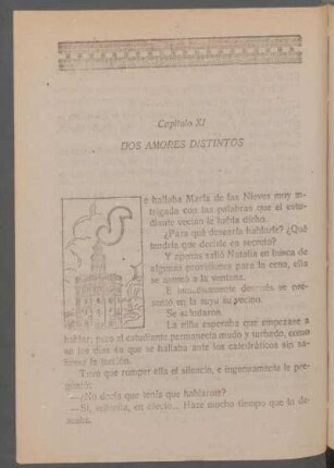 Capítulo XI - Dos amores distintos