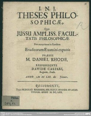 Theses philosophicae