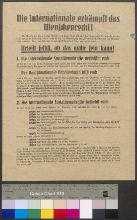 Flugblatt des Deutschnationalen Arbeiterbundes (DNVP) zur Landtagswahl am 27. November 1927