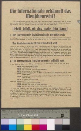 Flugblatt des Deutschnationalen Arbeiterbundes (DNVP)                                         zur Landtagswahl am 27. November 1927