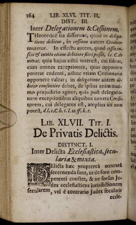 Lib. XLVII. Tit. I. - Tit XXIII.