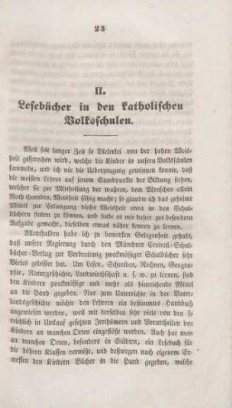 23-31 Lesebücher in den katholischen Volksschulen