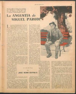 La angustia de Miguel Parodi : Cuento por José Remo Suffriti