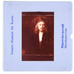 Rembrandt, Portrait eines jungen Mannes mit Perlenkappe (Kopenhagen SMK, KMSsp467)