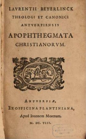 Apophthegmata christianorum