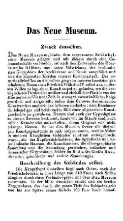 Beschreibung des Gebäudes selbst