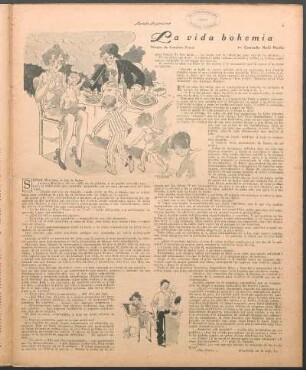 La vida bohemia