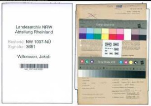 Entnazifizierung Jakob Willemsen , geb. 16.11.1900 (Landwirt)
