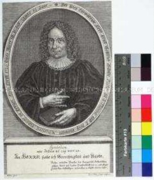 Porträt des Pfarrers Ernst Gottfried Hauser der Evangelischen Thomasgemeinde zu Erfurt