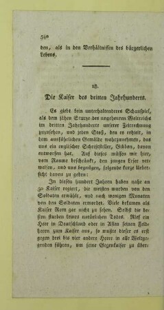 18. Die Kaiser des dritten Jahrhunderts