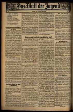 Zweite Ausgabe vom Mittwoch, den 13. Mai 1931.