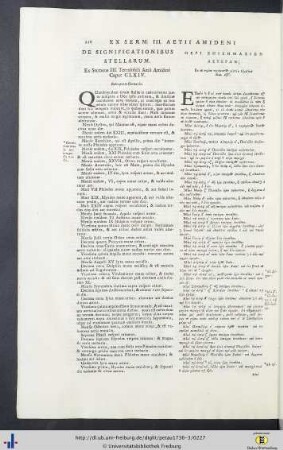 De significationibus stellarum.