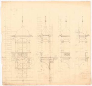 Rathaus, Jauer: Fassadendetails 1:25